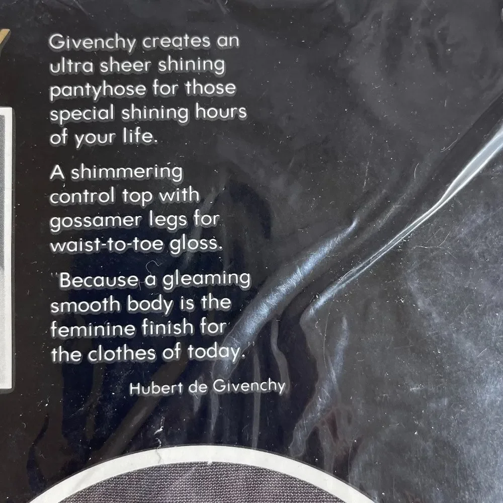 Givenchy‎ VTG Body Gleamers Pewter Grey Hose